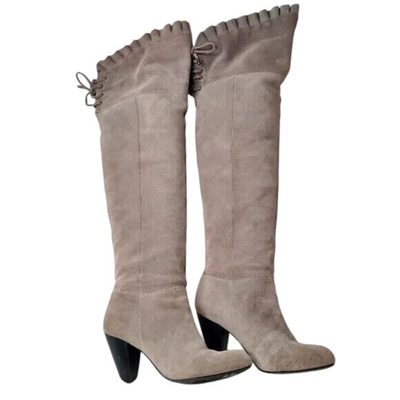BCBGeneration Gray Over the Knee High Boots Sz 5.5 B - Picture 1 of 7